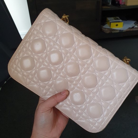 Soft Pink Dioraddict Leather Bag - Picture 8 of 14